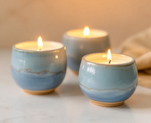 Handmade Therapeutic Candles | Balanced Elements Pottery